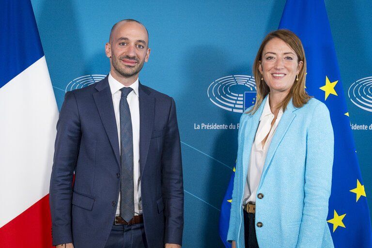 Benjamin Haddad en Couple